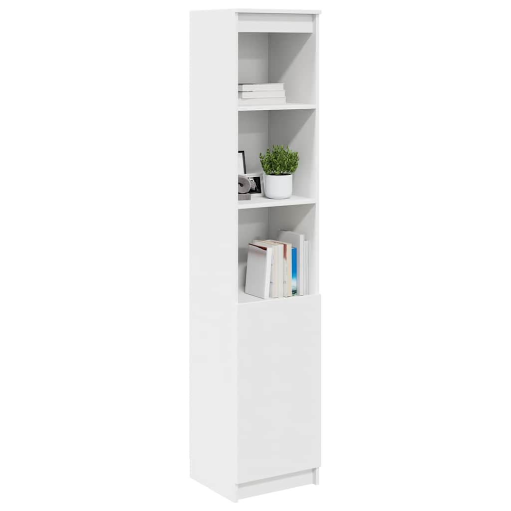 Hoge kast 37,5x35x180 cm spaanplaat wit is nu te koop bij PeponiXL, paradijselijk wonen!