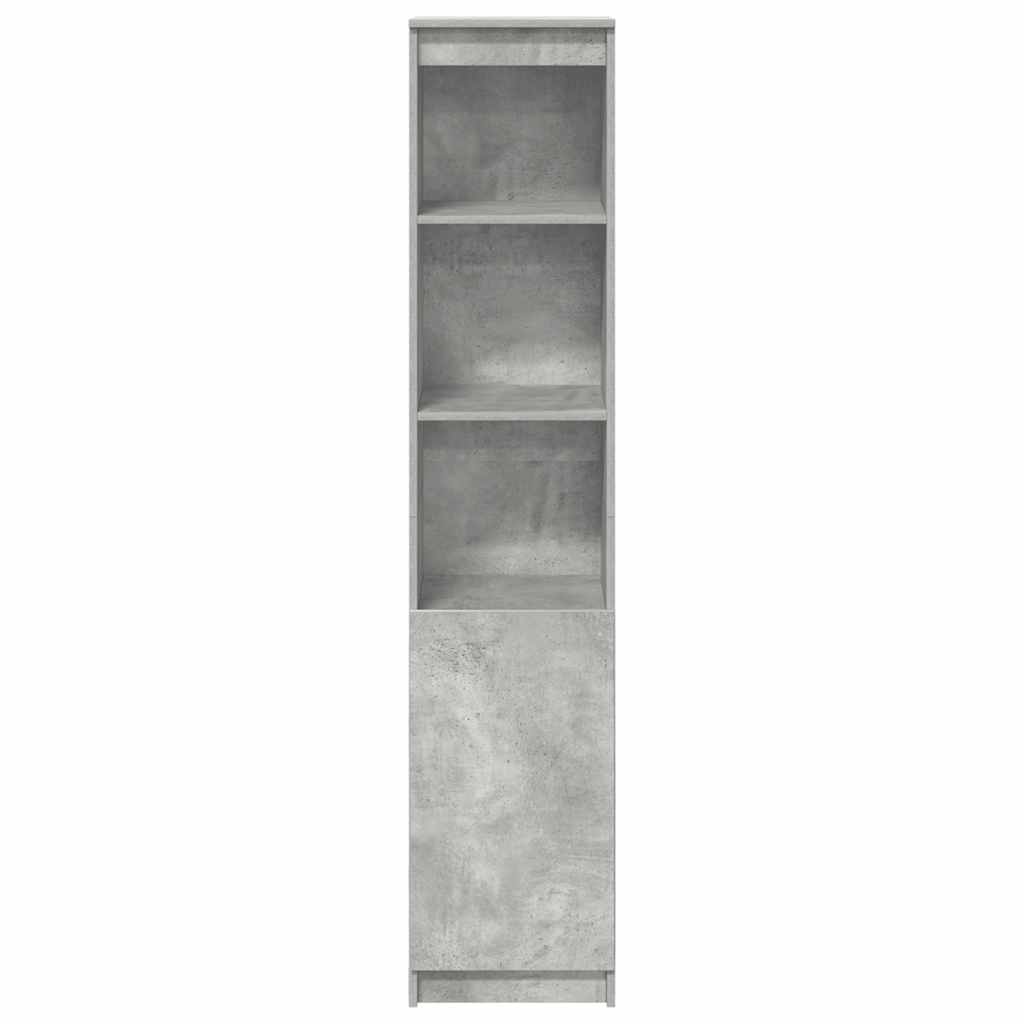 Highboard 37,5x35x180 cm spaanplaat betongrijs is nu te koop bij PeponiXL, paradijselijk wonen!