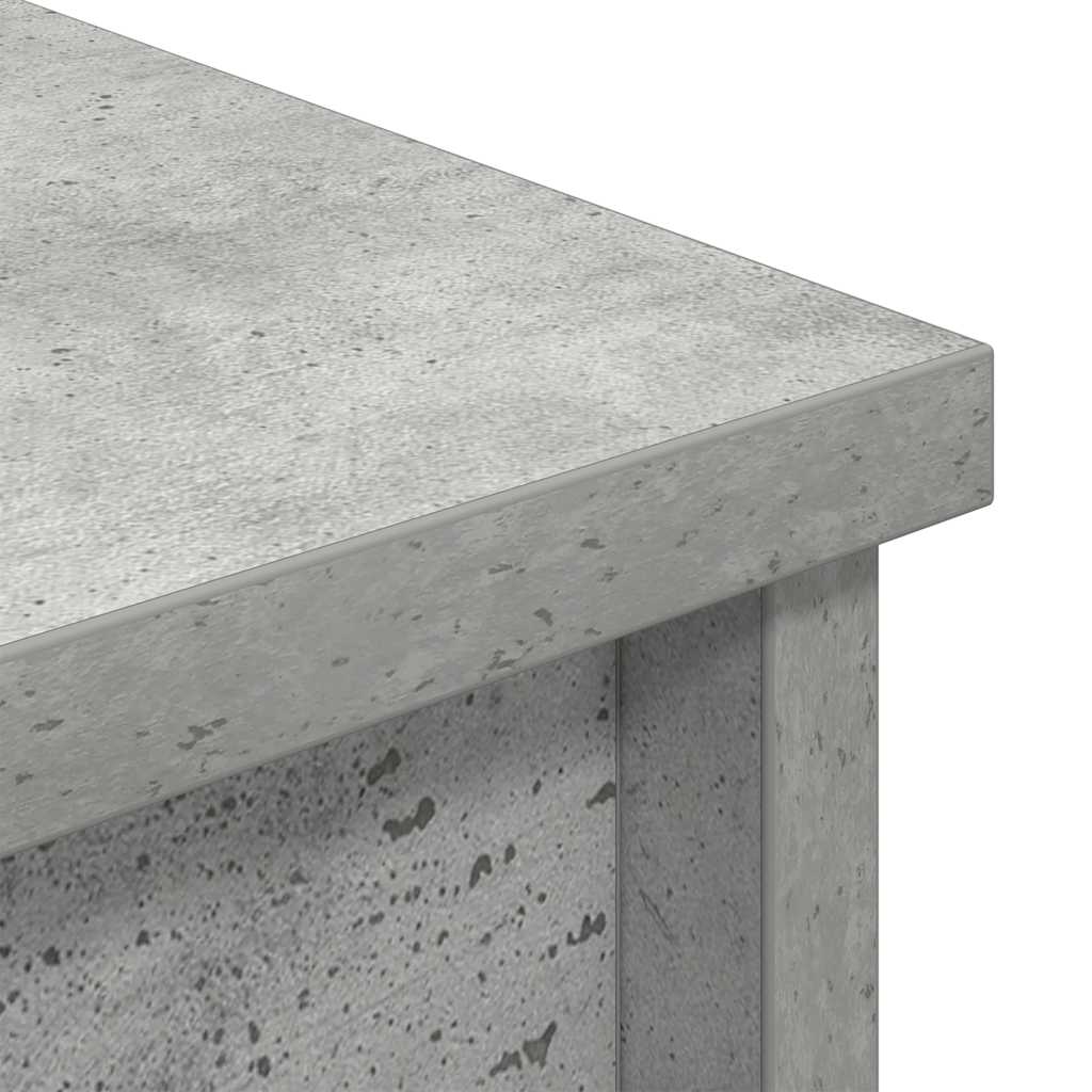 Highboard 37,5x35x180 cm spaanplaat betongrijs is nu te koop bij PeponiXL, paradijselijk wonen!