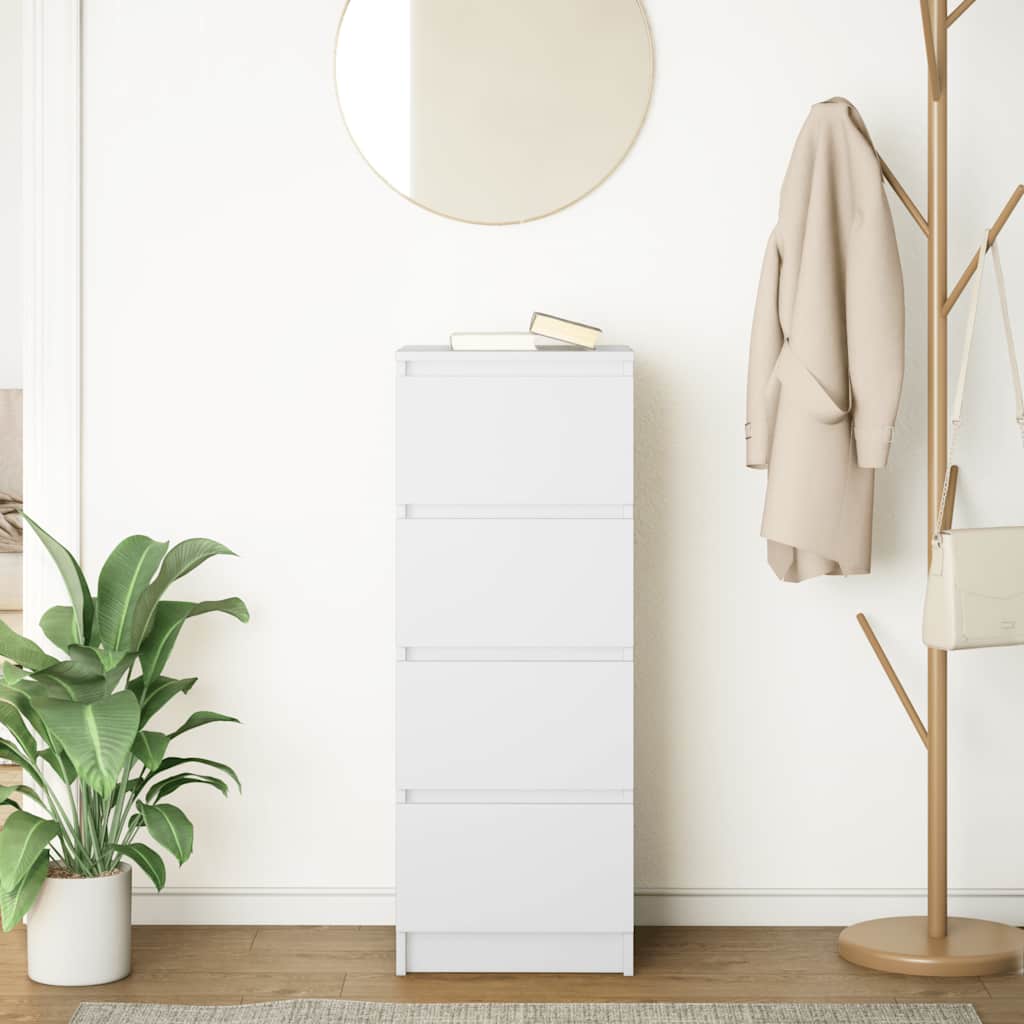 Dressoir 37,5x35x99 cm spaanplaat wit is nu te koop bij PeponiXL, paradijselijk wonen!