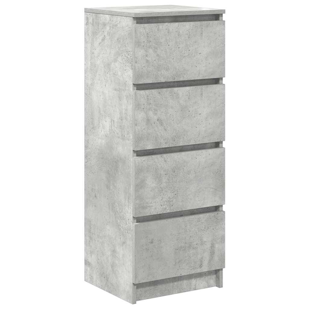 Dressoir 37,5x35x99 cm spaanplaat betongrijs is nu te koop bij PeponiXL, paradijselijk wonen!