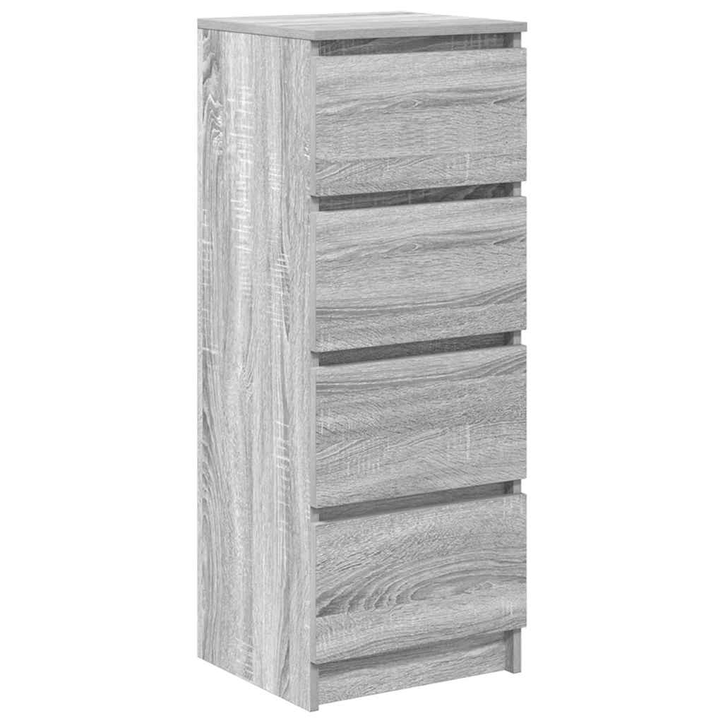 Dressoir 37,5x35x99 cm spaanplaat grijs sonoma is nu te koop bij PeponiXL, paradijselijk wonen!