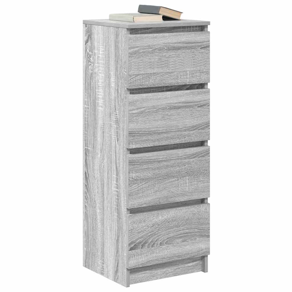 Dressoir 37,5x35x99 cm spaanplaat grijs sonoma is nu te koop bij PeponiXL, paradijselijk wonen!