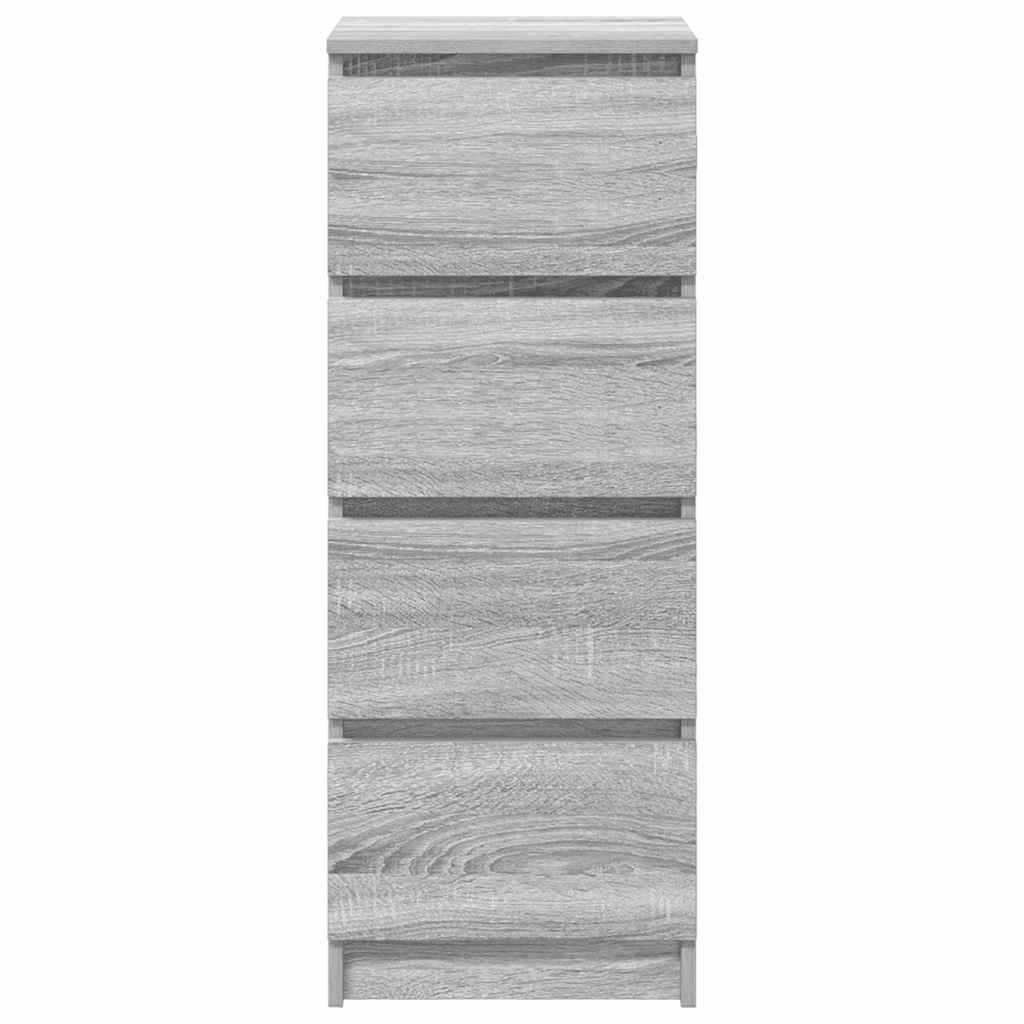 Dressoir 37,5x35x99 cm spaanplaat grijs sonoma is nu te koop bij PeponiXL, paradijselijk wonen!