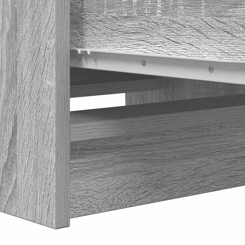 Dressoir 37,5x35x99 cm spaanplaat grijs sonoma is nu te koop bij PeponiXL, paradijselijk wonen!