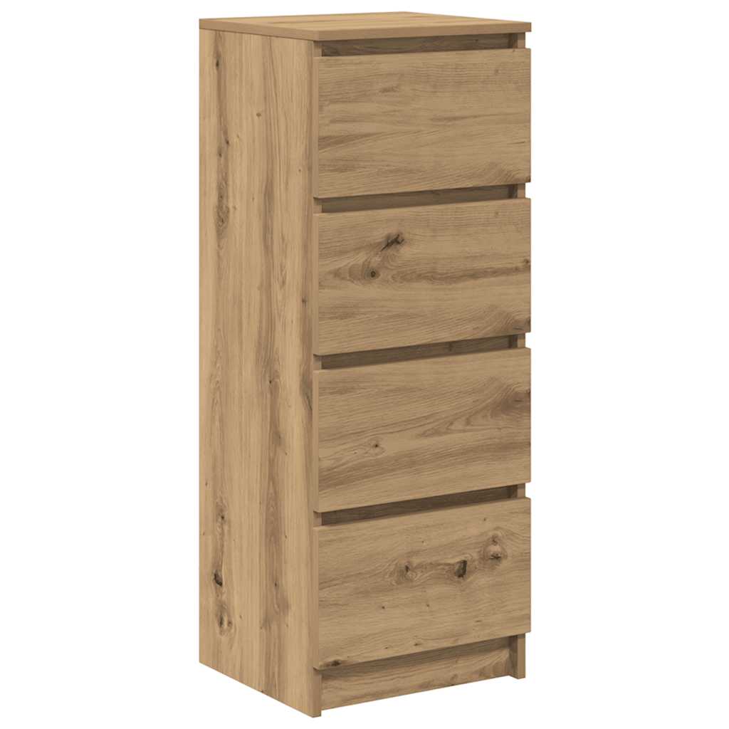 Dressoir 37,5x35x99 cm spaanplaat ambachtelijk eikenkleurig is nu te koop bij PeponiXL, paradijselijk wonen!