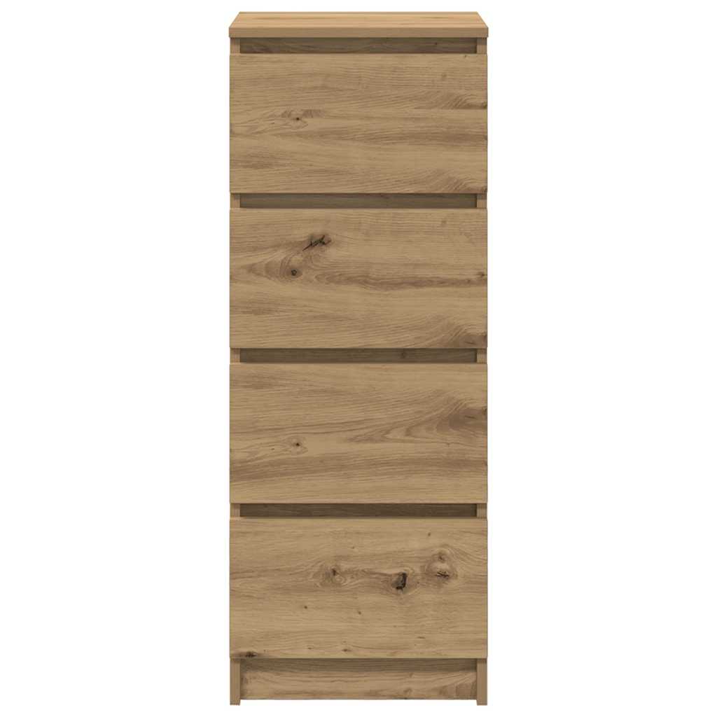 Dressoir 37,5x35x99 cm spaanplaat ambachtelijk eikenkleurig is nu te koop bij PeponiXL, paradijselijk wonen!