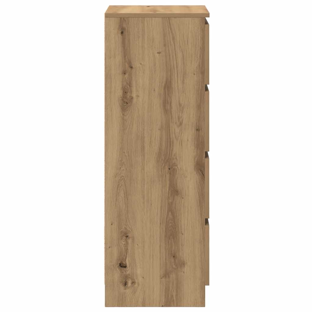 Dressoir 37,5x35x99 cm spaanplaat ambachtelijk eikenkleurig is nu te koop bij PeponiXL, paradijselijk wonen!