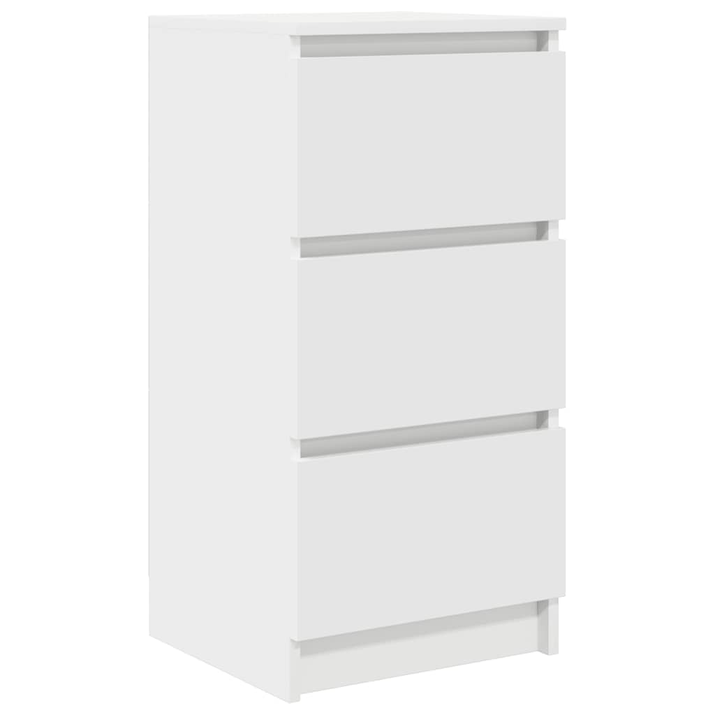 Dressoir 37,5x35x76 cm bewerkt hout wit is nu te koop bij PeponiXL, paradijselijk wonen!