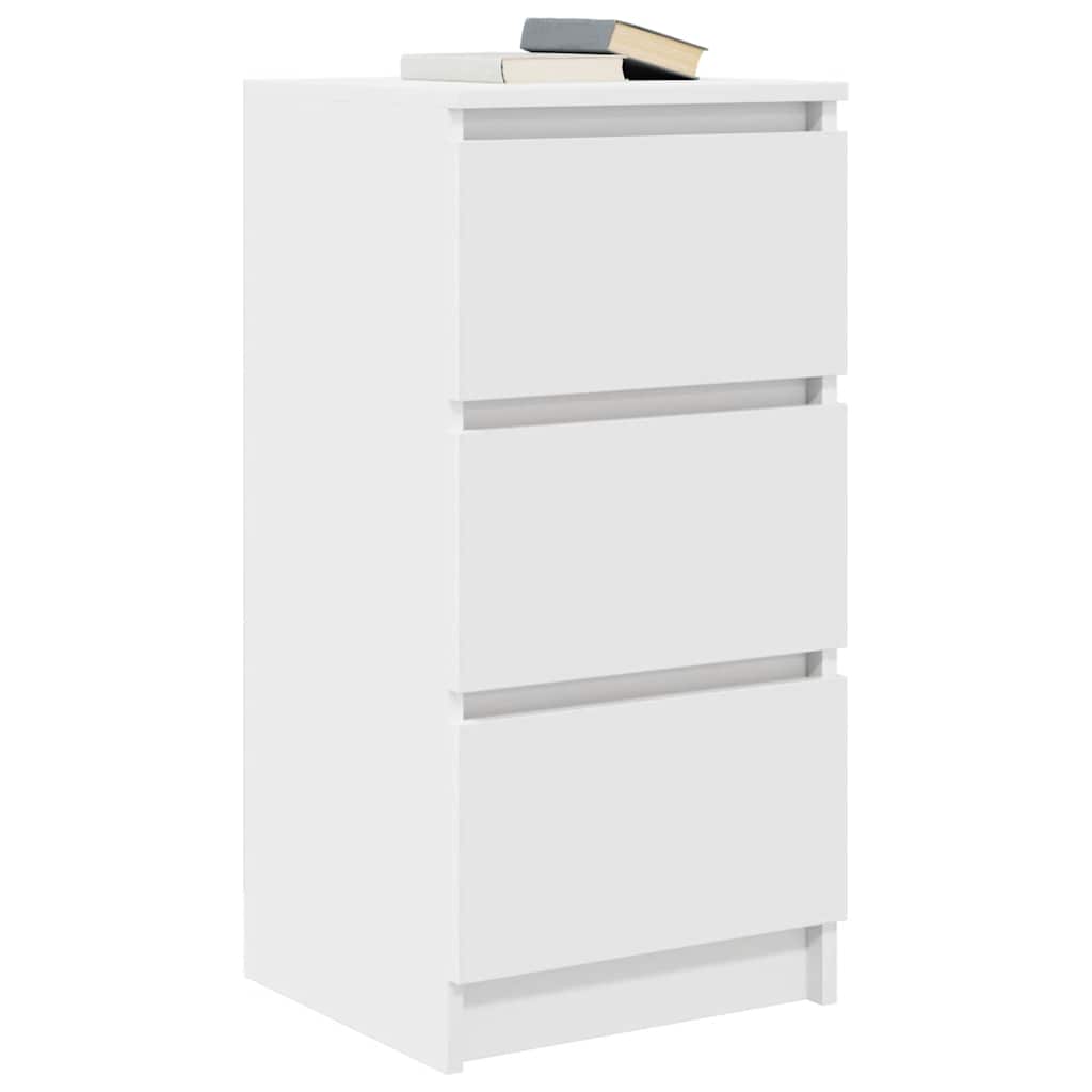 Dressoir 37,5x35x76 cm bewerkt hout wit is nu te koop bij PeponiXL, paradijselijk wonen!