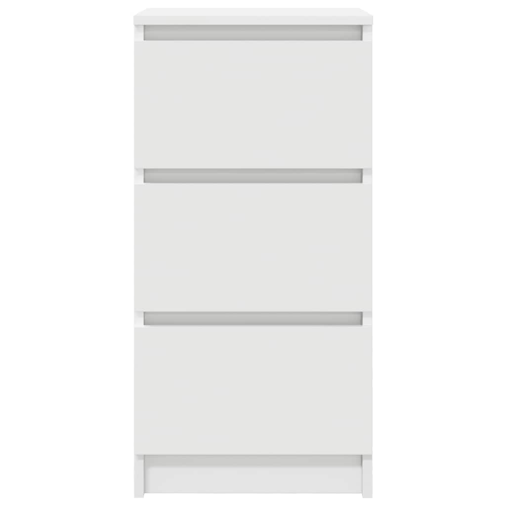 Dressoir 37,5x35x76 cm bewerkt hout wit is nu te koop bij PeponiXL, paradijselijk wonen!