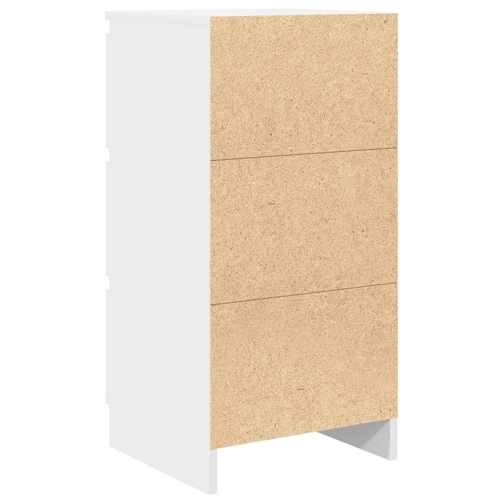 Dressoir 37,5x35x76 cm bewerkt hout wit is nu te koop bij PeponiXL, paradijselijk wonen!