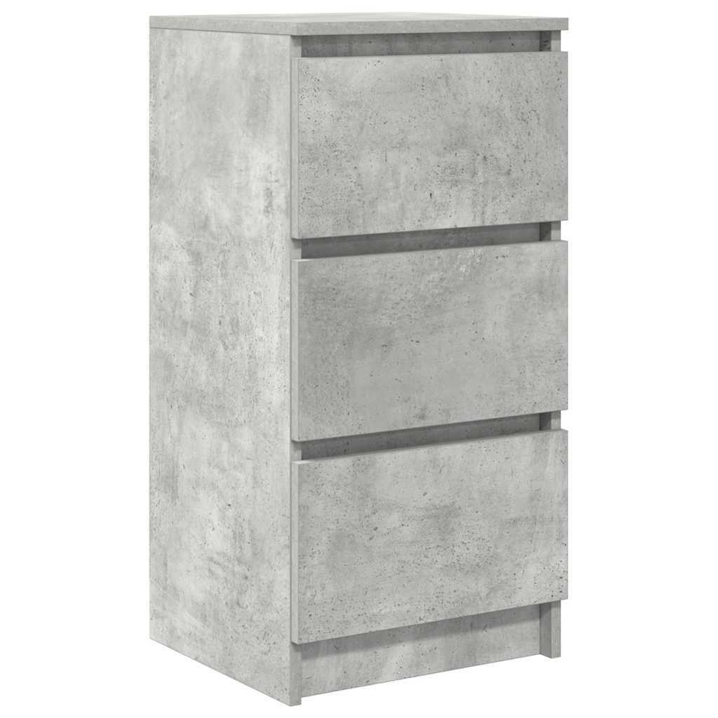 Dressoir 37,5x35x76 cm bewerkt hout betongrijs is nu te koop bij PeponiXL, paradijselijk wonen!