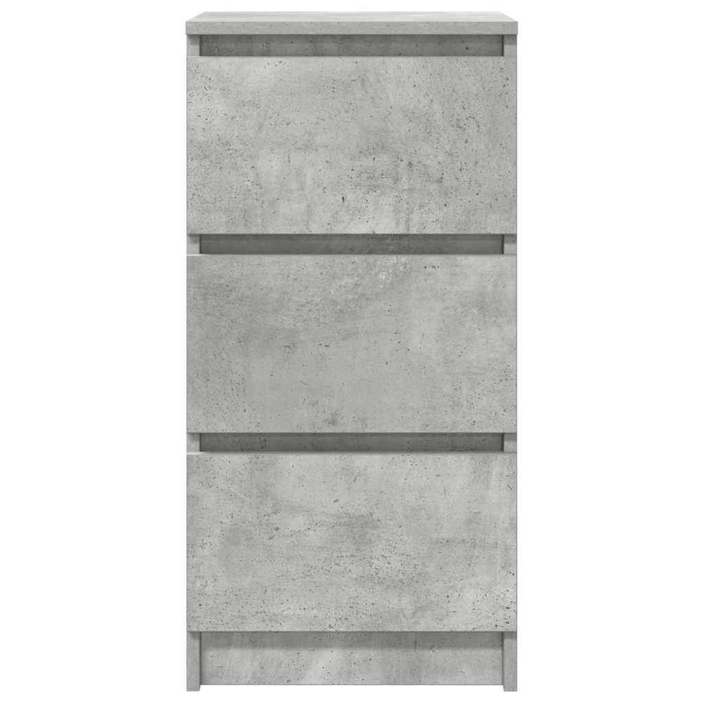Dressoir 37,5x35x76 cm bewerkt hout betongrijs is nu te koop bij PeponiXL, paradijselijk wonen!