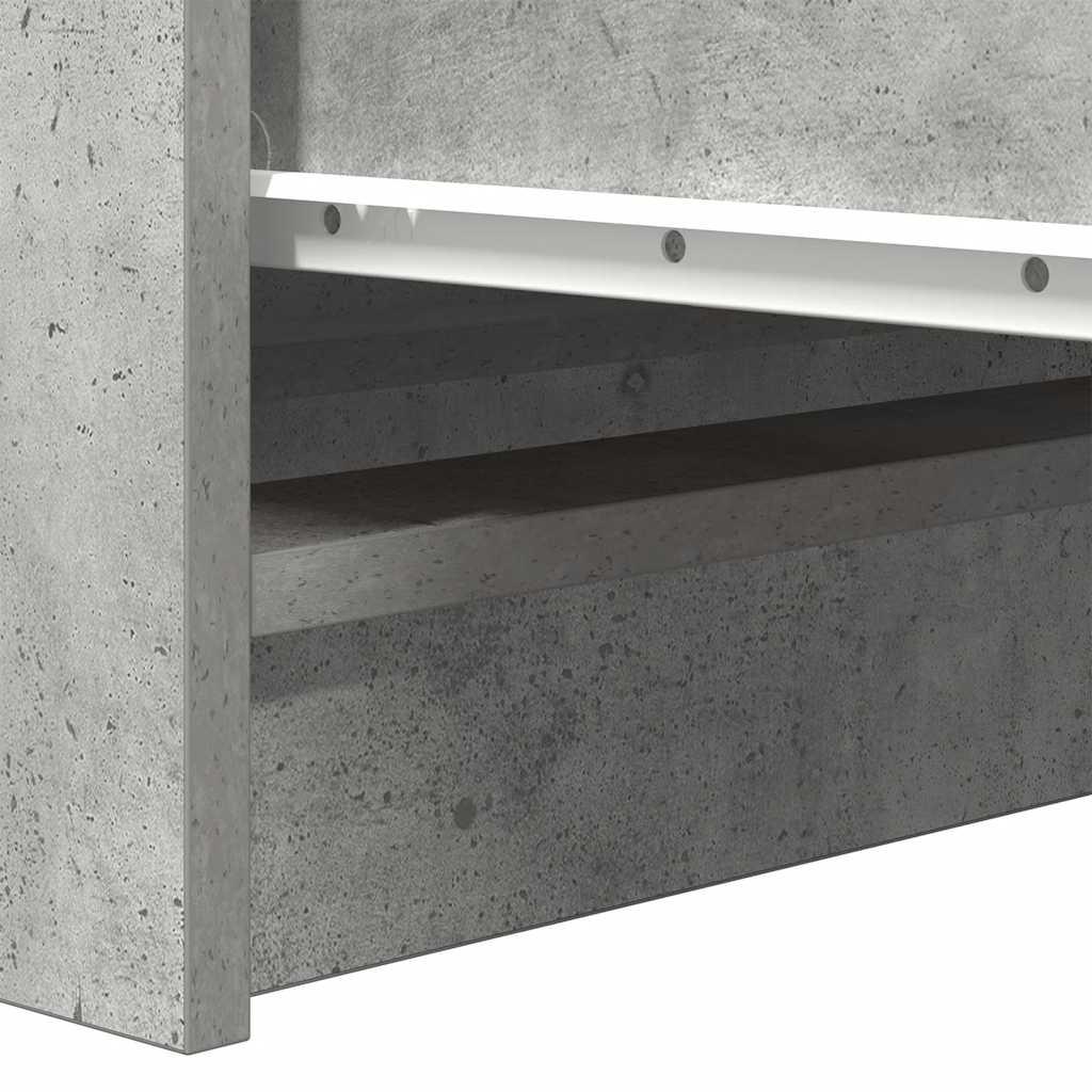 Dressoir 37,5x35x76 cm bewerkt hout betongrijs is nu te koop bij PeponiXL, paradijselijk wonen!