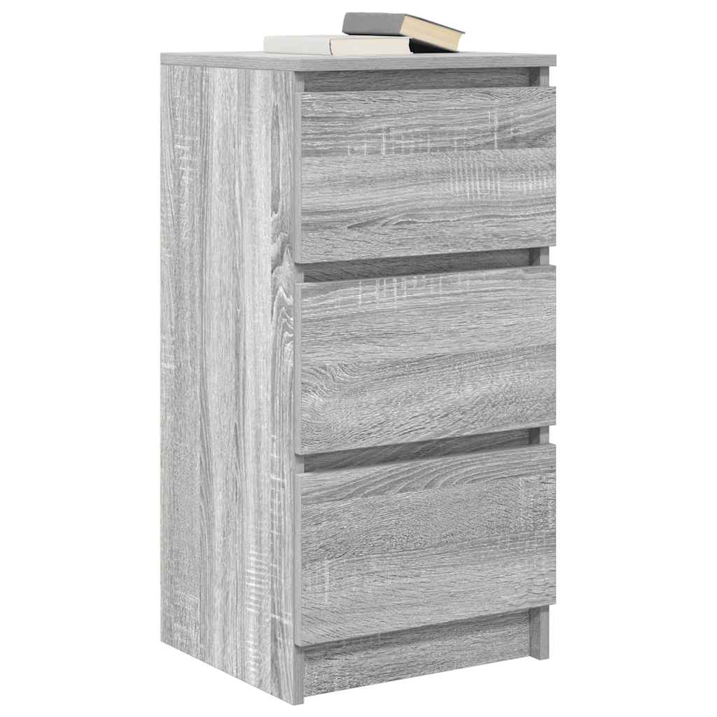 Dressoir 37,5x35x76 cm bewerkt hout grijs sonoma eikenkleurig is nu te koop bij PeponiXL, paradijselijk wonen!