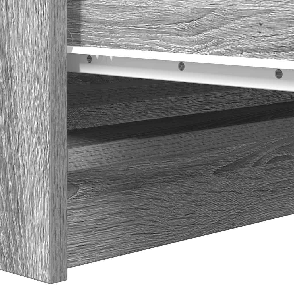 Dressoir 37,5x35x76 cm bewerkt hout grijs sonoma eikenkleurig is nu te koop bij PeponiXL, paradijselijk wonen!