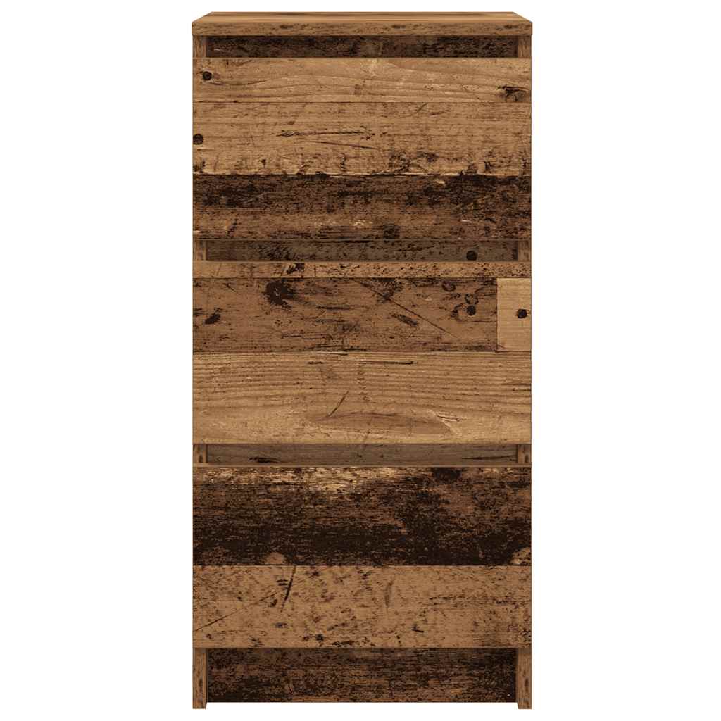Dressoir 37,5x35x76 cm bewerkt hout oud houtkleurig is nu te koop bij PeponiXL, paradijselijk wonen!