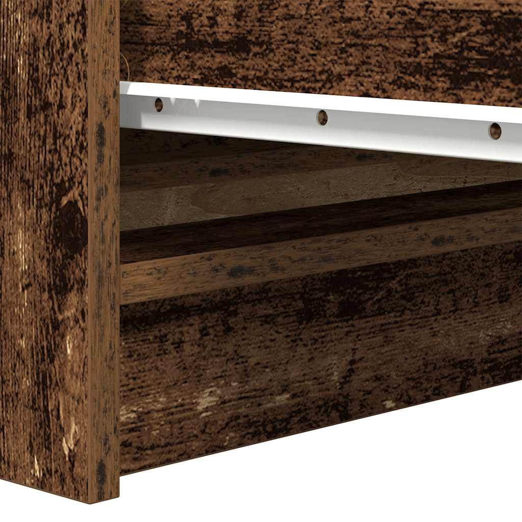Dressoir 37,5x35x76 cm bewerkt hout oud houtkleurig is nu te koop bij PeponiXL, paradijselijk wonen!