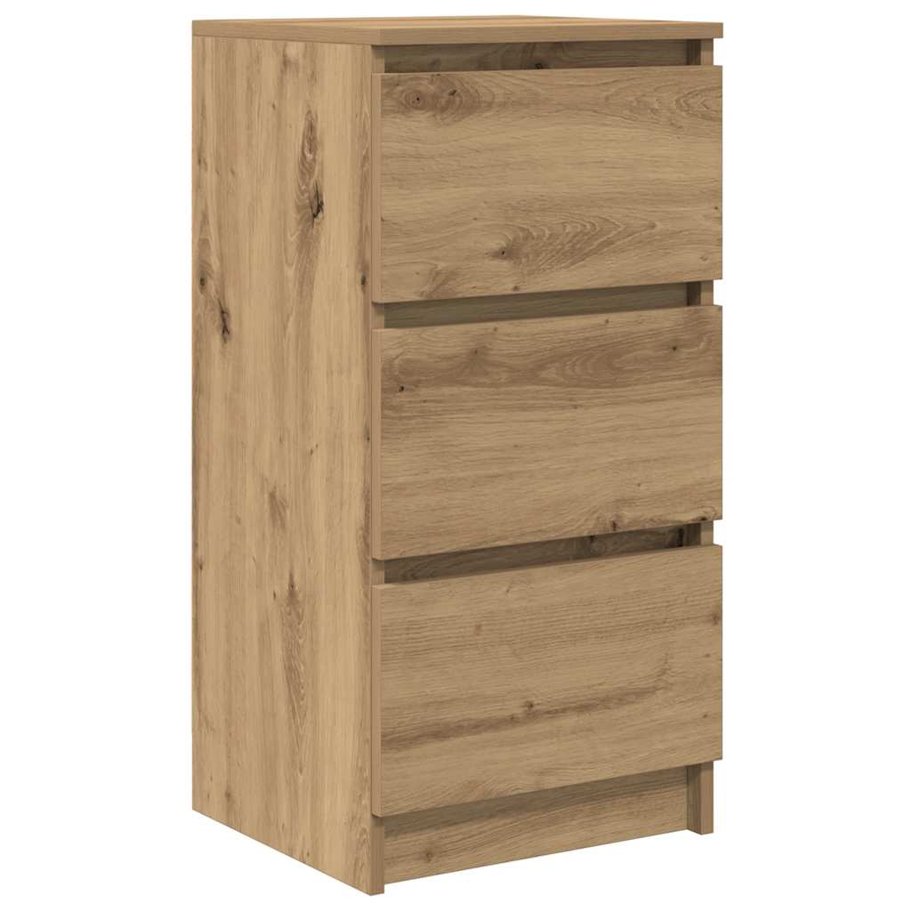 Dressoir 37,5x35x76 cm bewerkt hout artisanaal eikenkleurig is nu te koop bij PeponiXL, paradijselijk wonen!