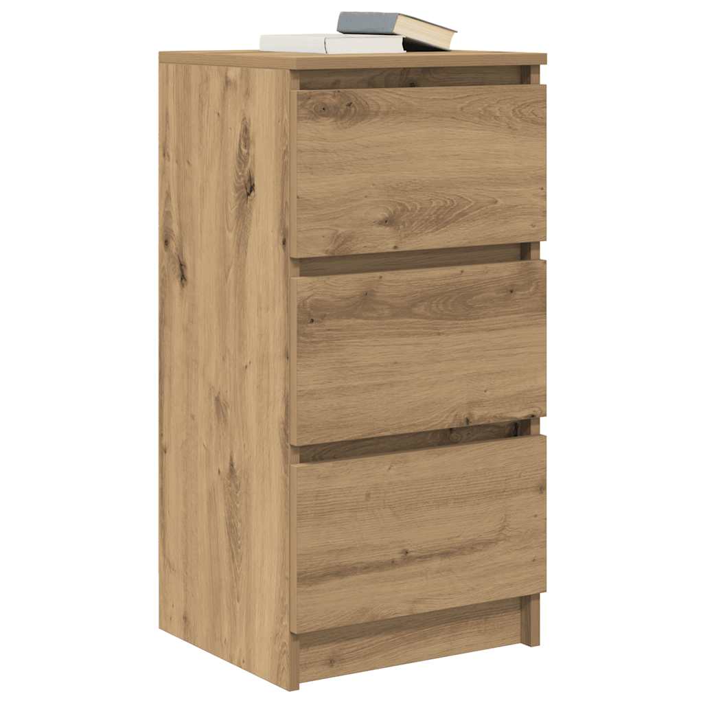 Dressoir 37,5x35x76 cm bewerkt hout artisanaal eikenkleurig is nu te koop bij PeponiXL, paradijselijk wonen!