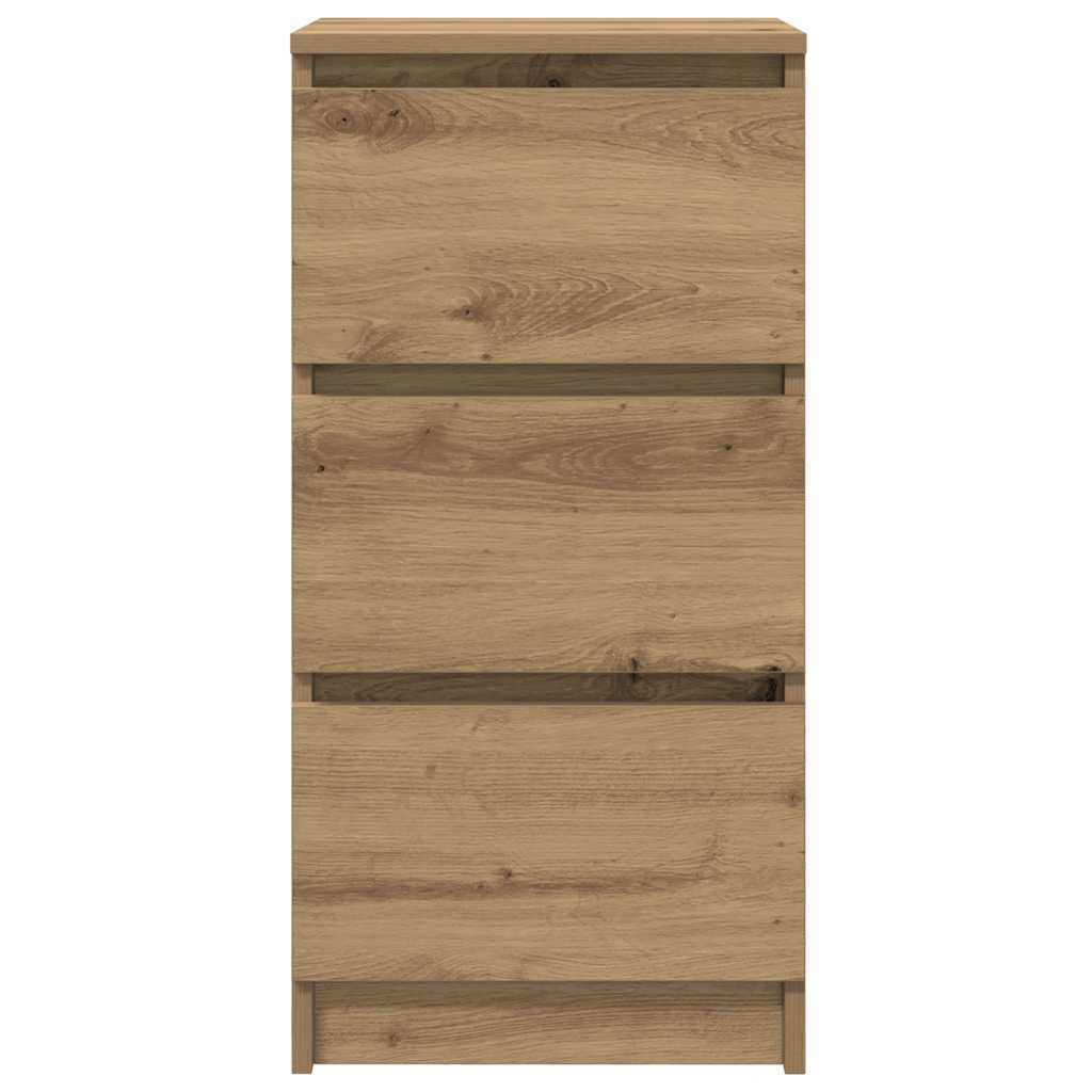 Dressoir 37,5x35x76 cm bewerkt hout artisanaal eikenkleurig is nu te koop bij PeponiXL, paradijselijk wonen!