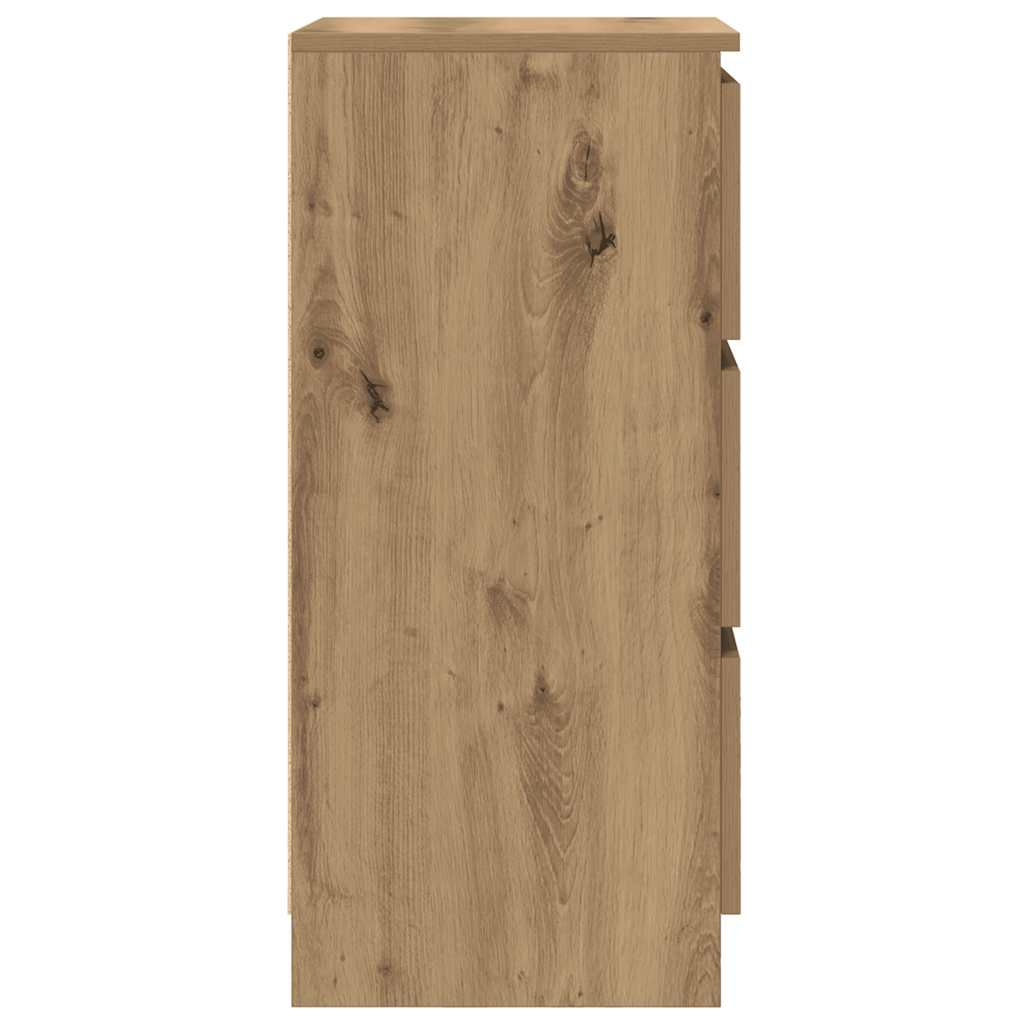 Dressoir 37,5x35x76 cm bewerkt hout artisanaal eikenkleurig is nu te koop bij PeponiXL, paradijselijk wonen!