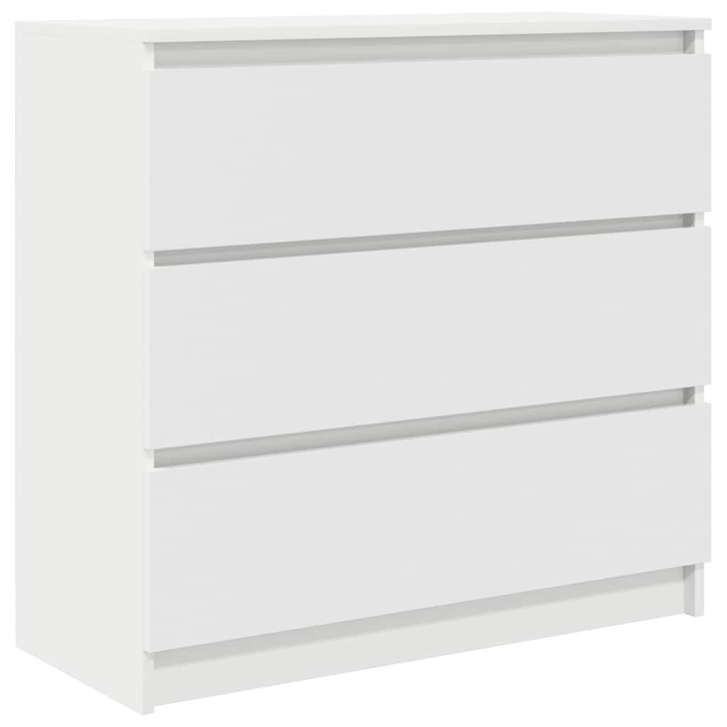 Dressoir 80x35x76 cm spaanplaat wit is nu te koop bij PeponiXL, paradijselijk wonen!