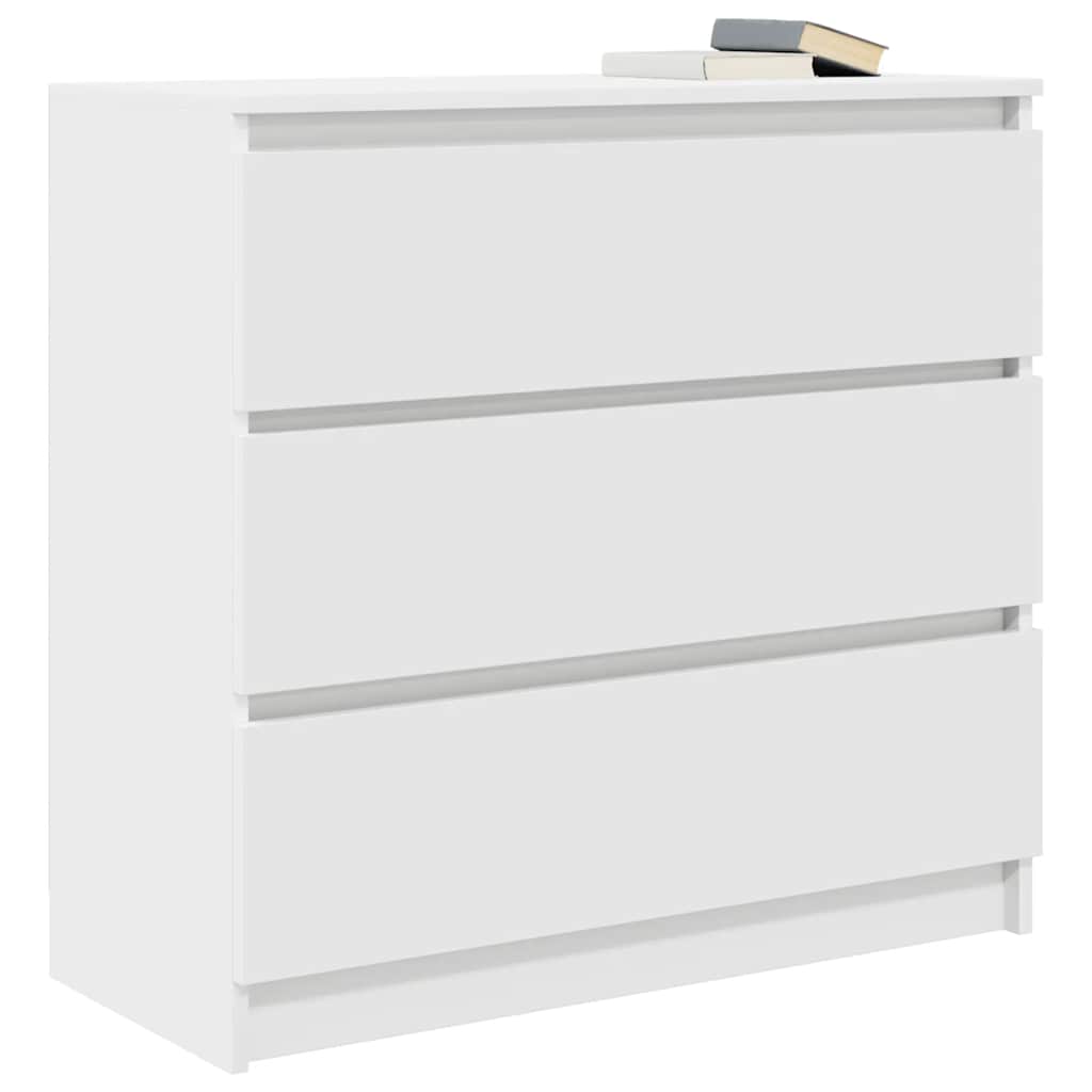 Dressoir 80x35x76 cm spaanplaat wit is nu te koop bij PeponiXL, paradijselijk wonen!