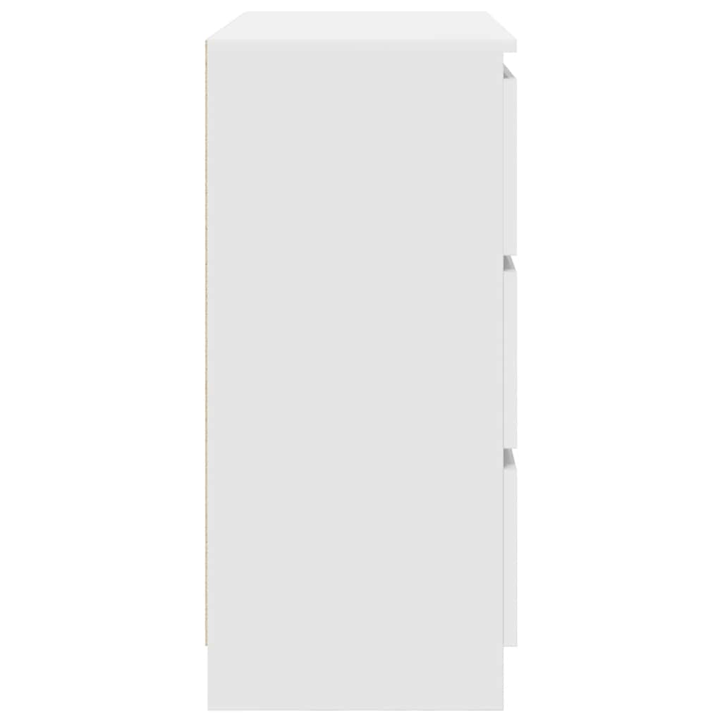 Dressoir 80x35x76 cm spaanplaat wit is nu te koop bij PeponiXL, paradijselijk wonen!