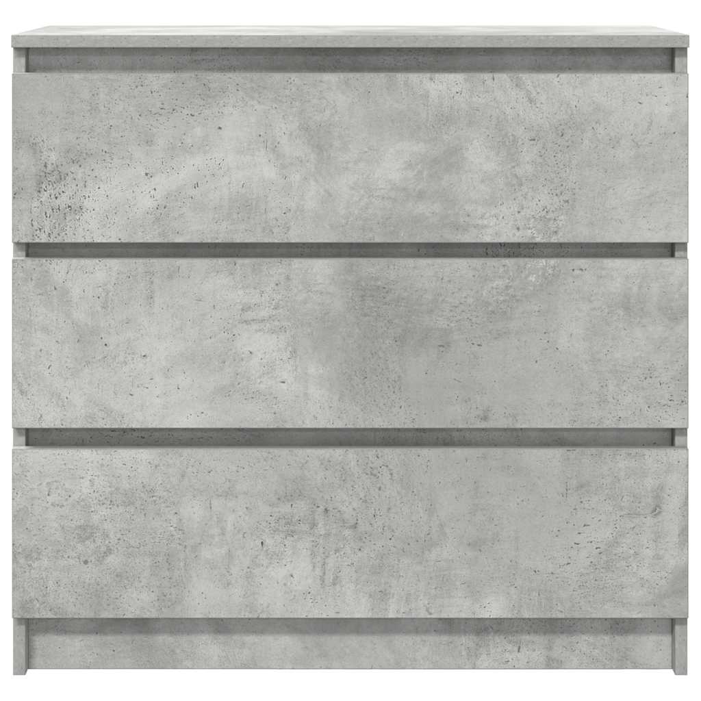 Dressoir 80x35x76 cm spaanplaat betongrijs is nu te koop bij PeponiXL, paradijselijk wonen!