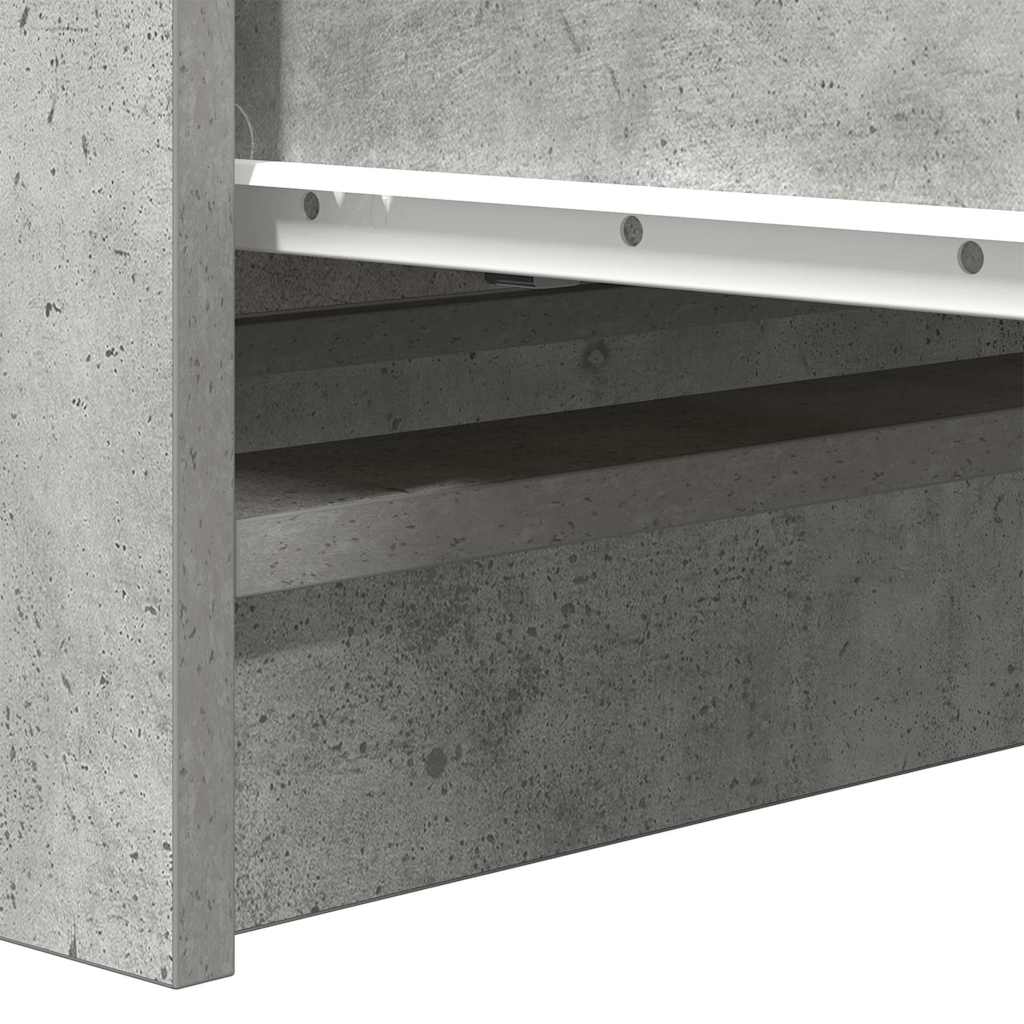 Dressoir 80x35x76 cm spaanplaat betongrijs is nu te koop bij PeponiXL, paradijselijk wonen!