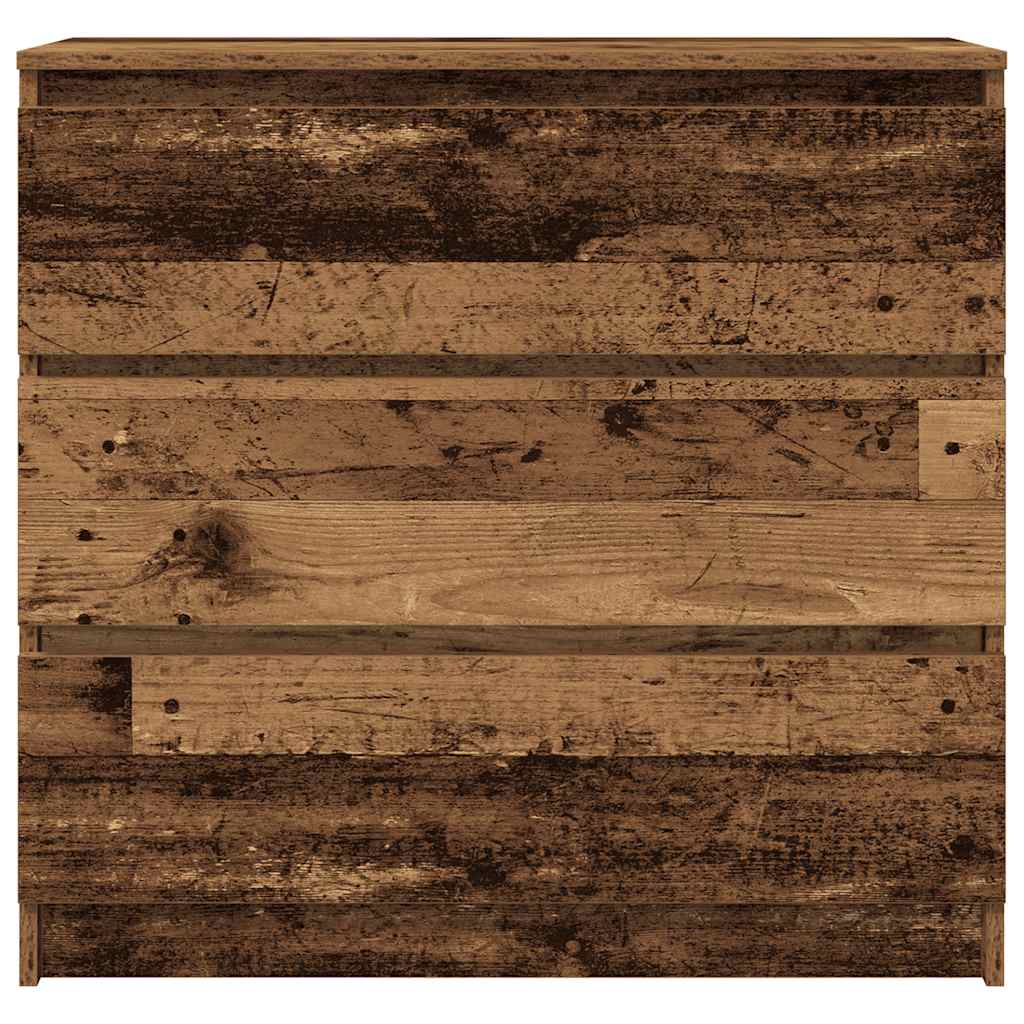 Dressoir 80x35x76 cm spaanplaat oud hout is nu te koop bij PeponiXL, paradijselijk wonen!