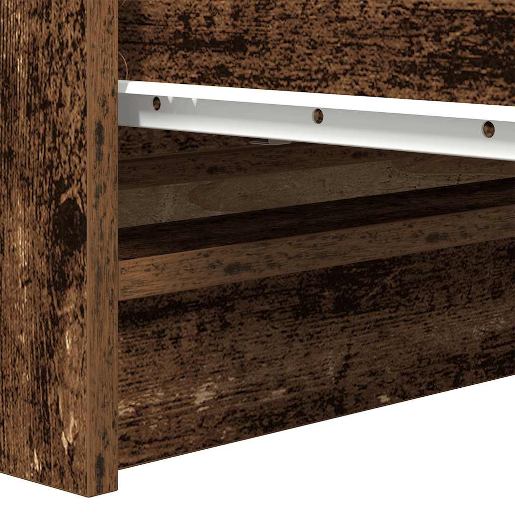 Dressoir 80x35x76 cm spaanplaat oud hout is nu te koop bij PeponiXL, paradijselijk wonen!