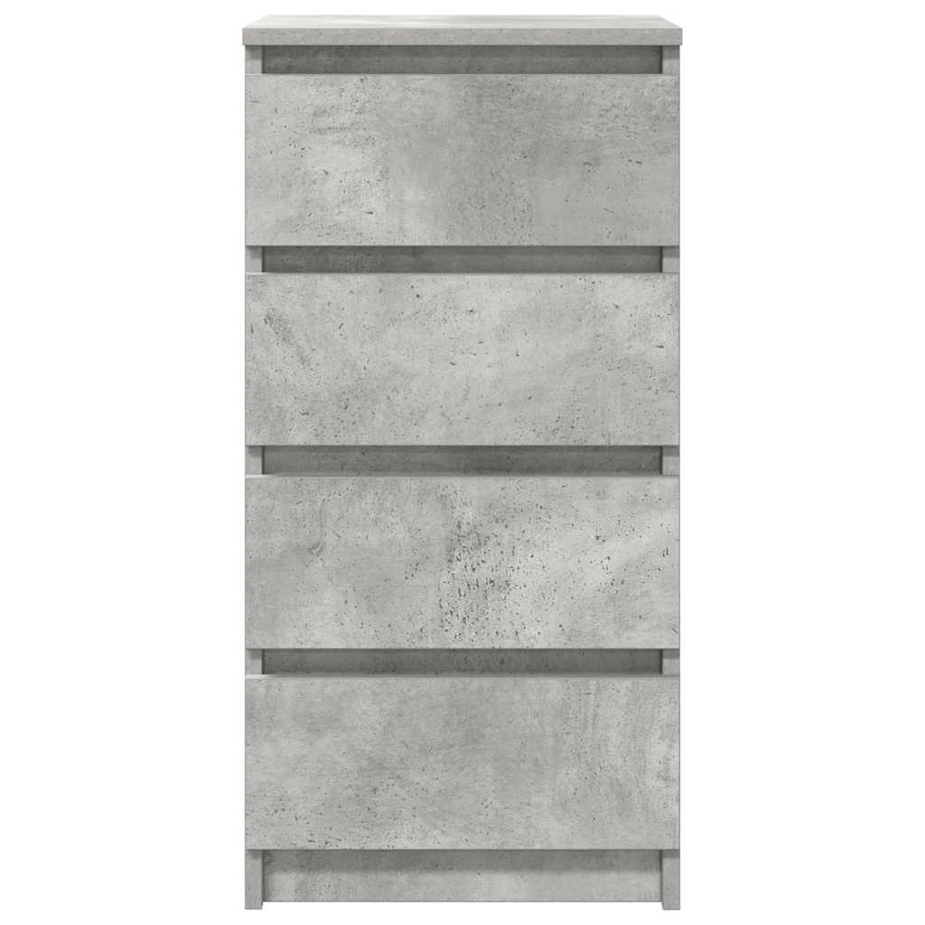 Dressoir 37,5x35x76 cm bewerkt hout betongrijs is nu te koop bij PeponiXL, paradijselijk wonen!