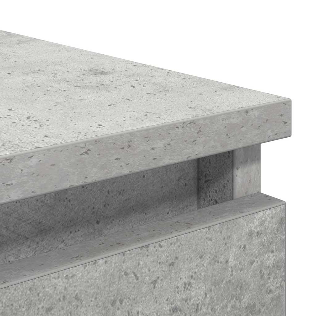 Dressoir 37,5x35x76 cm bewerkt hout betongrijs is nu te koop bij PeponiXL, paradijselijk wonen!