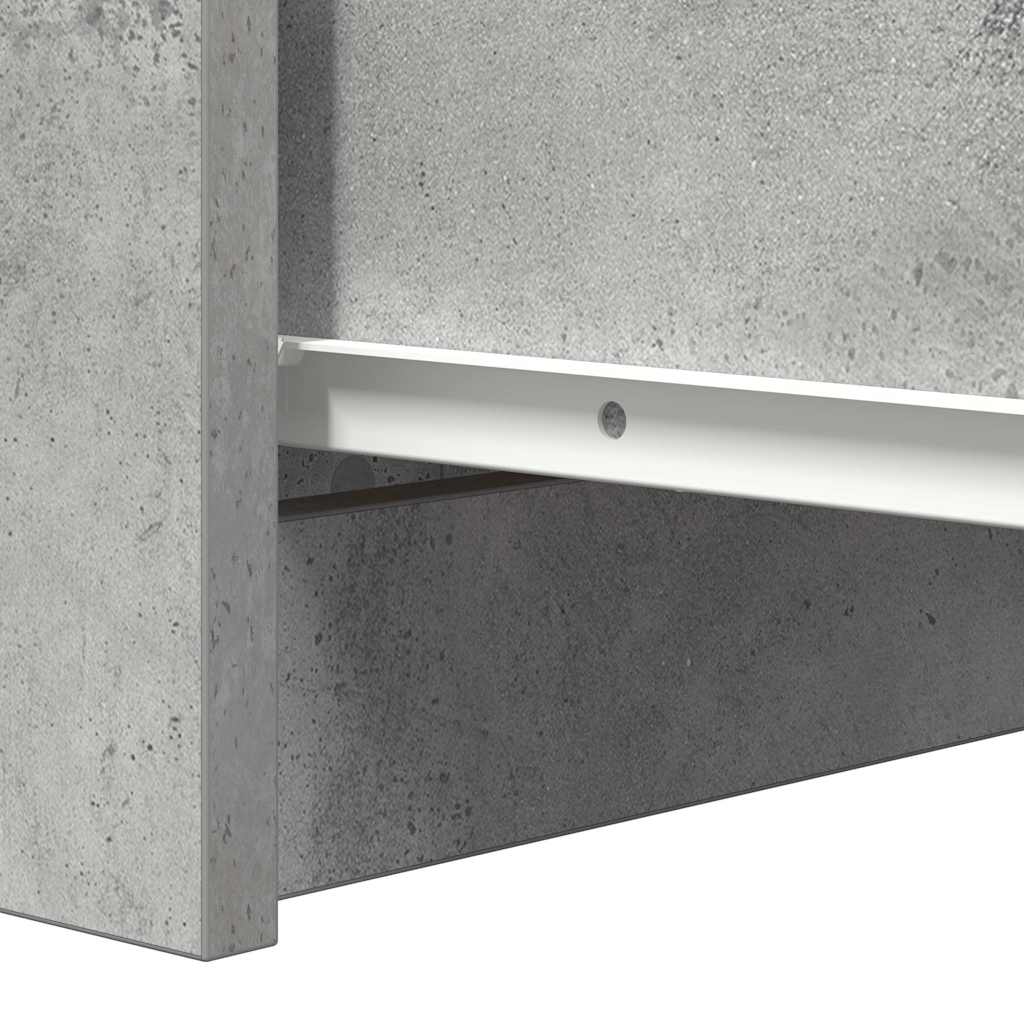 Dressoir 37,5x35x76 cm bewerkt hout betongrijs is nu te koop bij PeponiXL, paradijselijk wonen!
