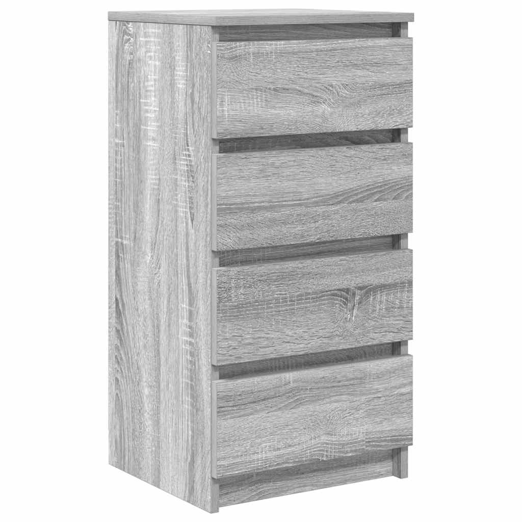 Dressoir 37,5x35x76 cm bewerkt hout grijs sonoma eikenkleurig is nu te koop bij PeponiXL, paradijselijk wonen!
