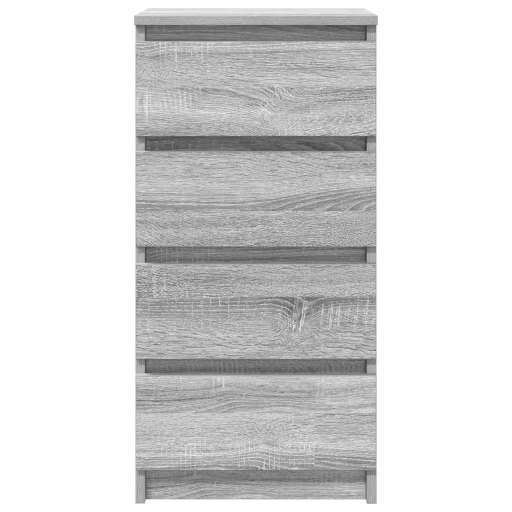 Dressoir 37,5x35x76 cm bewerkt hout grijs sonoma eikenkleurig is nu te koop bij PeponiXL, paradijselijk wonen!