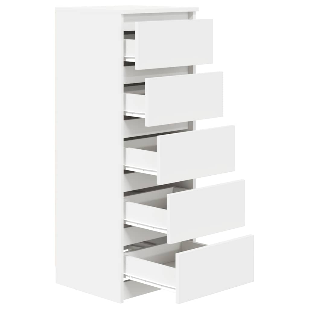 Dressoir met lades 37,5x35x99 cm spaanplaat wit is nu te koop bij PeponiXL, paradijselijk wonen!