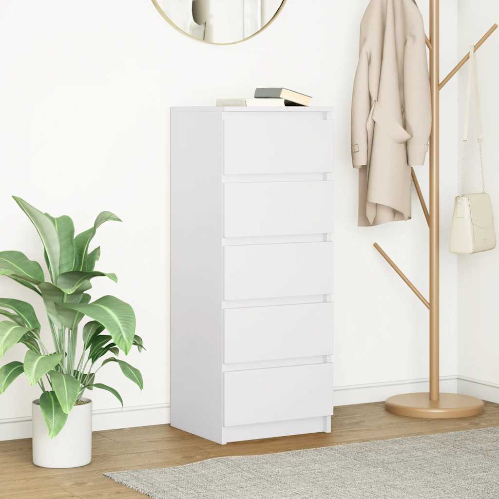 Dressoir met lades 37,5x35x99 cm spaanplaat wit is nu te koop bij PeponiXL, paradijselijk wonen!