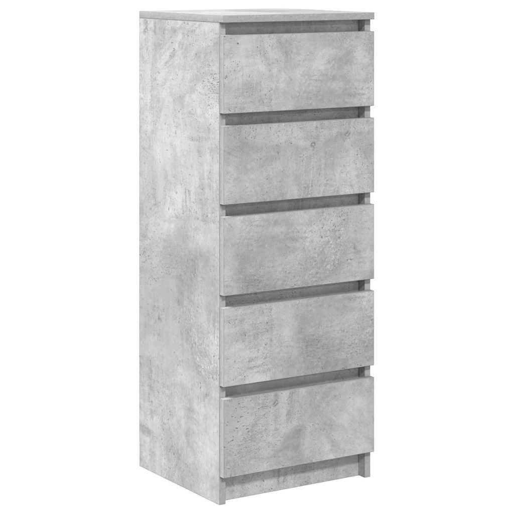 Dressoir met lades 37,5x35x99 cm spaanplaat betongrijs is nu te koop bij PeponiXL, paradijselijk wonen!