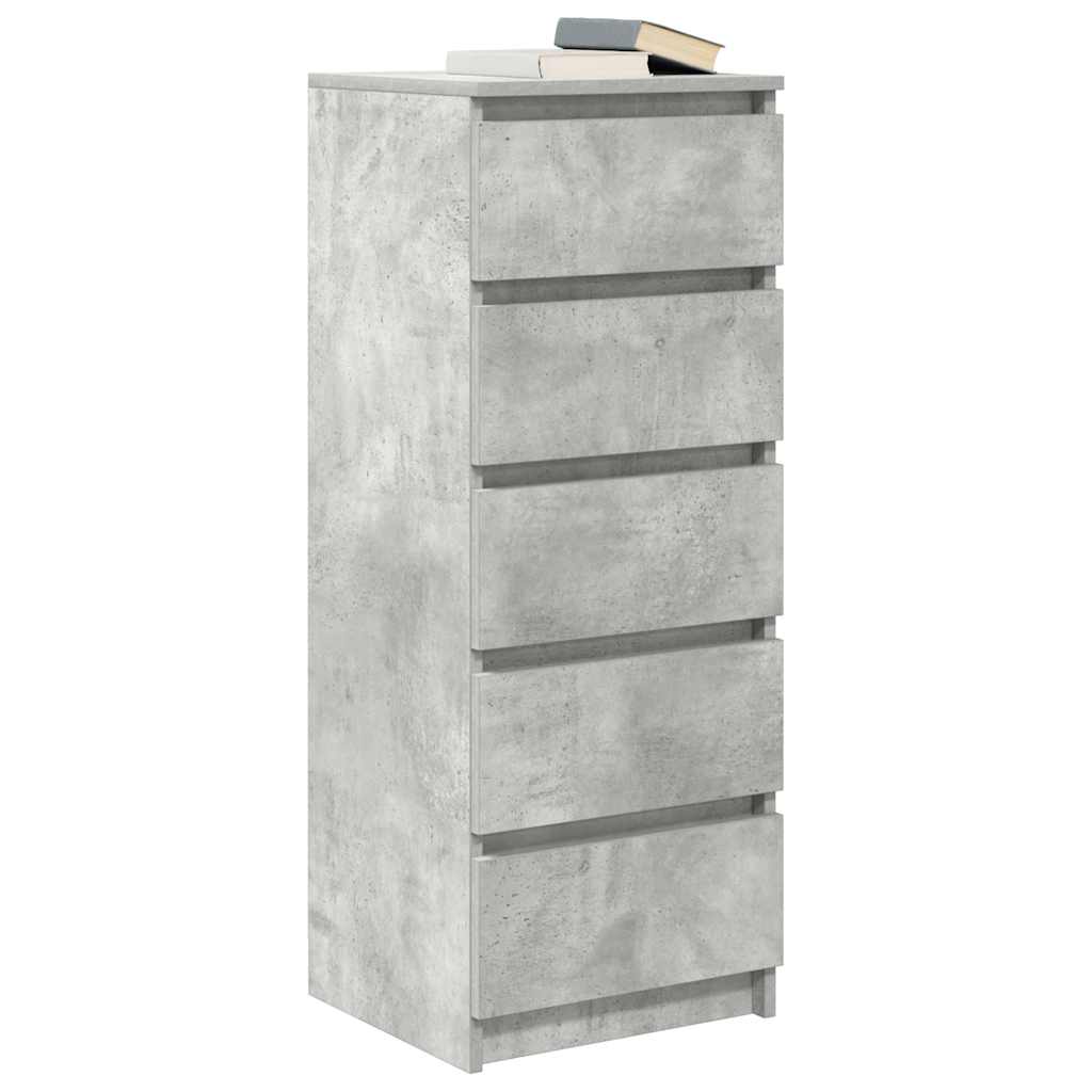 Dressoir met lades 37,5x35x99 cm spaanplaat betongrijs is nu te koop bij PeponiXL, paradijselijk wonen!
