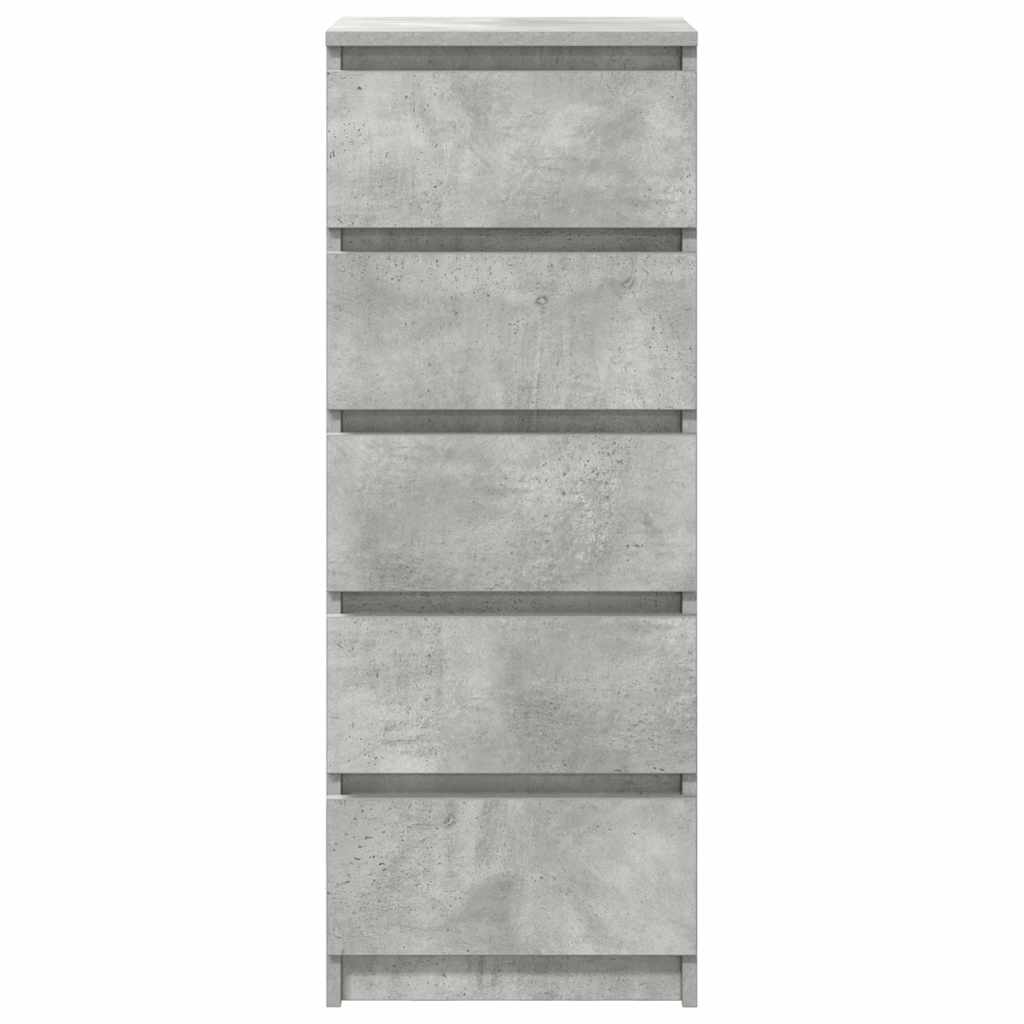 Dressoir met lades 37,5x35x99 cm spaanplaat betongrijs is nu te koop bij PeponiXL, paradijselijk wonen!