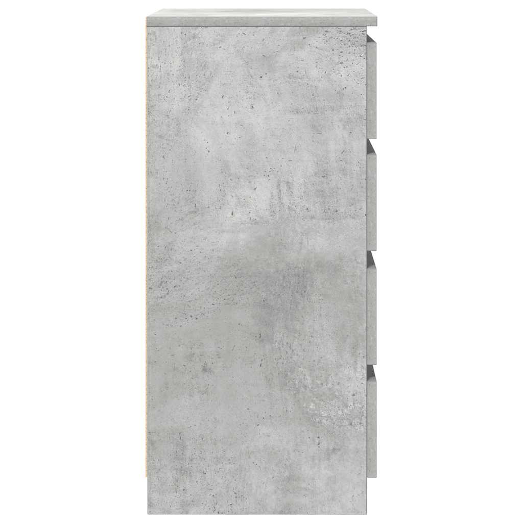 Dressoir met lades 37,5x35x99 cm spaanplaat betongrijs is nu te koop bij PeponiXL, paradijselijk wonen!
