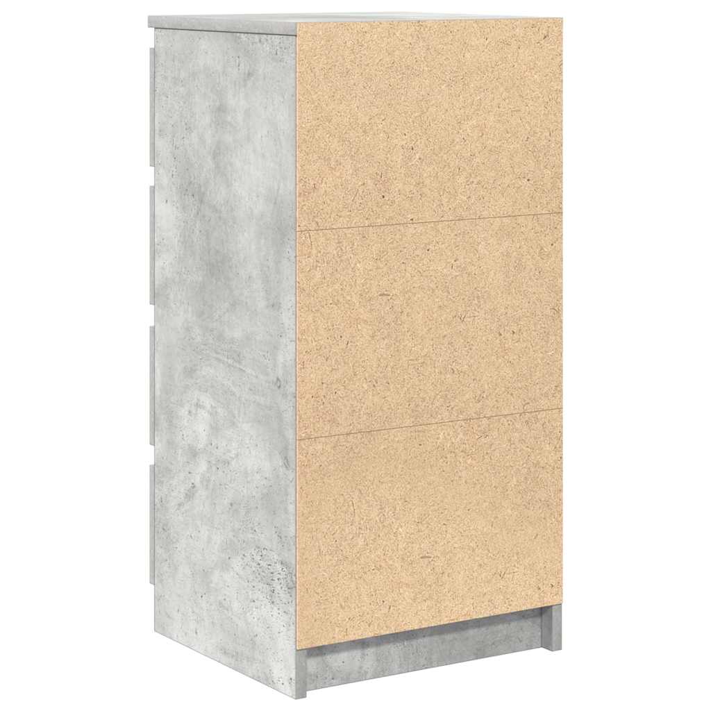 Dressoir met lades 37,5x35x99 cm spaanplaat betongrijs is nu te koop bij PeponiXL, paradijselijk wonen!