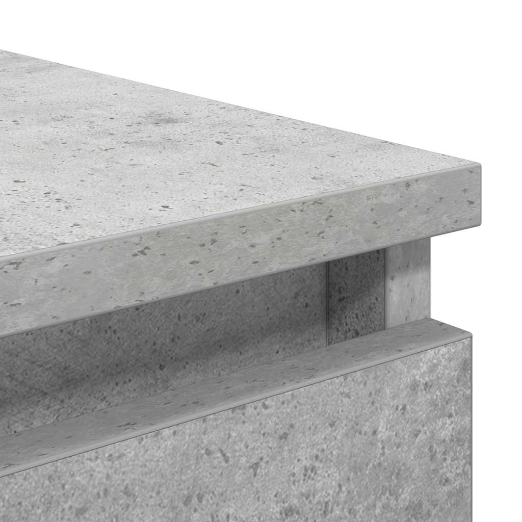 Dressoir met lades 37,5x35x99 cm spaanplaat betongrijs is nu te koop bij PeponiXL, paradijselijk wonen!