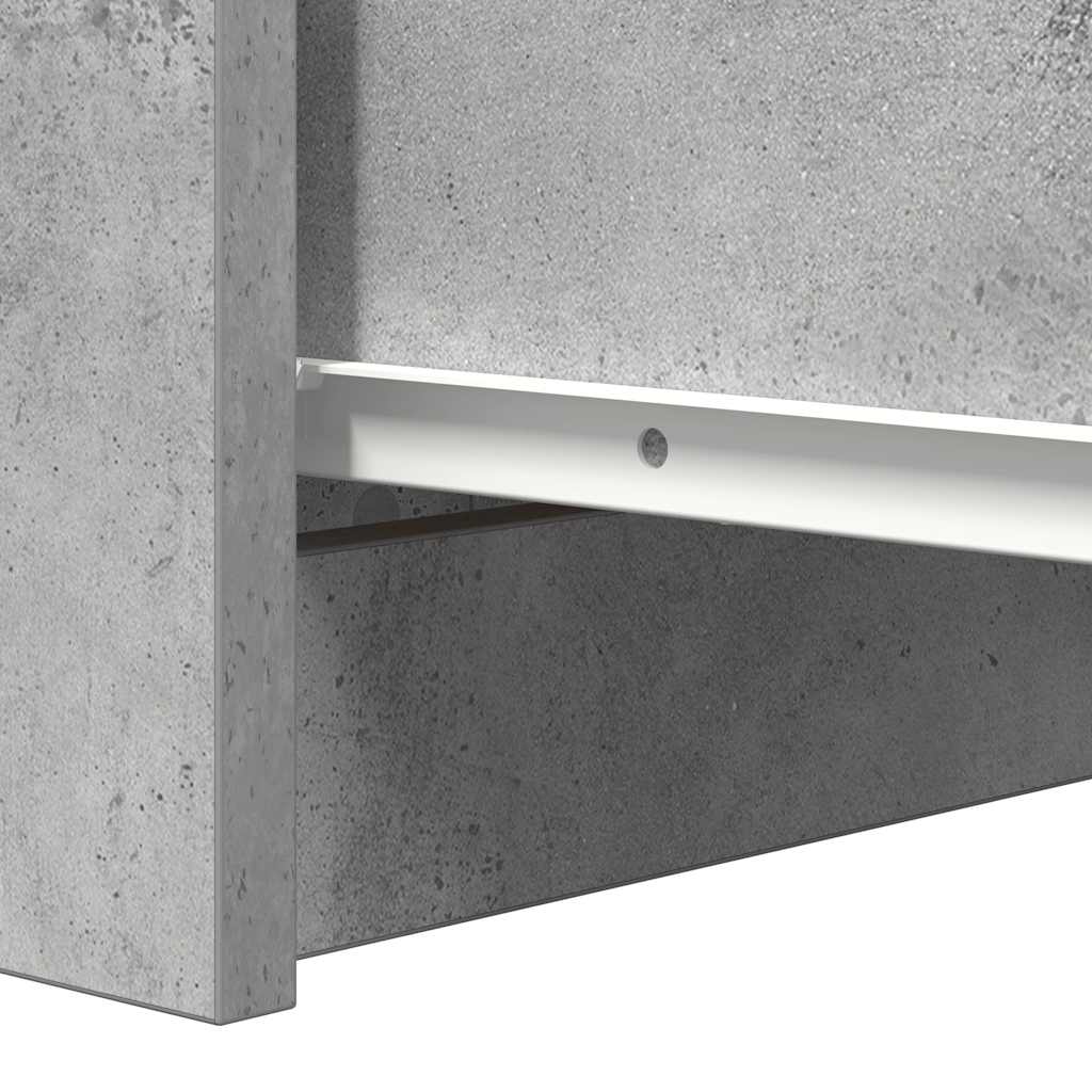 Dressoir met lades 37,5x35x99 cm spaanplaat betongrijs is nu te koop bij PeponiXL, paradijselijk wonen!