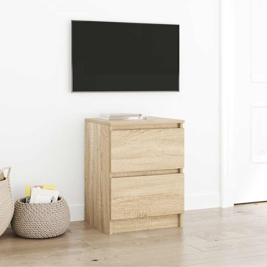 Tv-meubel 40x35x54 cm spaanplaat sonoma eikenkleurig is nu te koop bij PeponiXL, paradijselijk wonen!