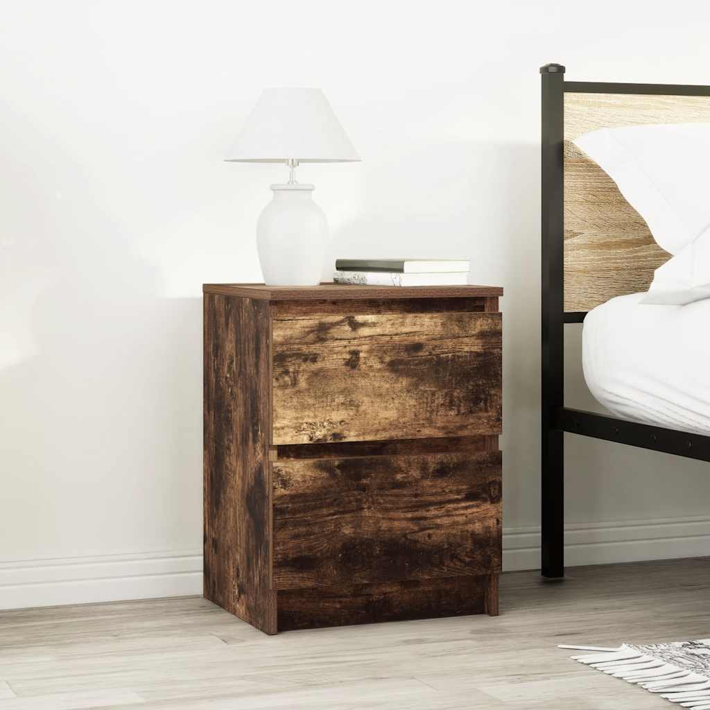 Tv-meubel 40x35x54 cm spaanplaat gerookt eikenkleurig is nu te koop bij PeponiXL, paradijselijk wonen!